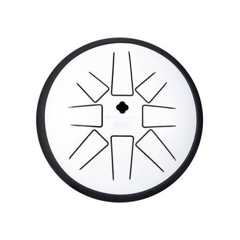 Sela 363 Tongue Drum 6" 8 Tongues, G minor, White