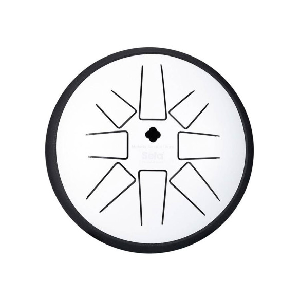 Sela 363 Tongue Drum 6" 8 Tongues, G minor, White Sela 363 Tongue Drum 6" 8 Tongues, G minor, White