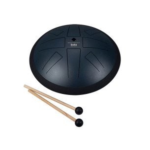 Sela 371 Tongue Drum 10 " 8 tongues, D  Akebono, Navy Blue