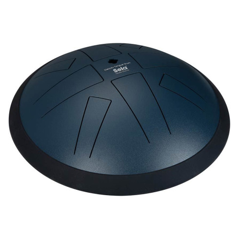 Sela 371 Tongue Drum 10 " 8 tongues, D  Akebono, Navy Blue