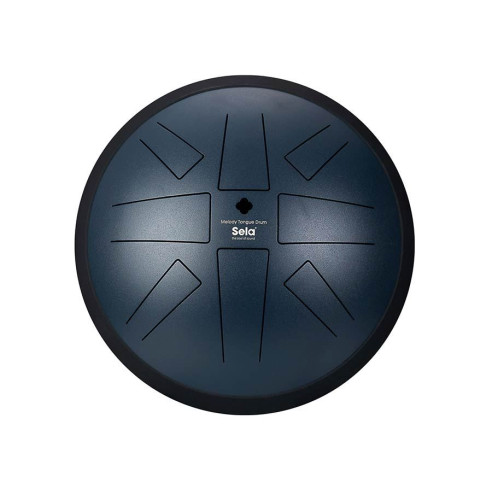Sela 371 Tongue Drum 10 " 8 tongues, D  Akebono, Navy Blue