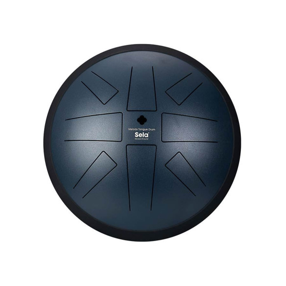 Sela 371 Tongue Drum 10 " 8 tongues, D  Akebono, Navy Blue Sela 371 Tongue Drum 10 " 8 tongues, D  Akebono, Navy Blue