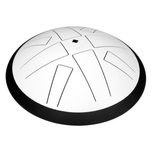 Sela 372 Tongue Drum 10" 8 tongues, C Major, White 2