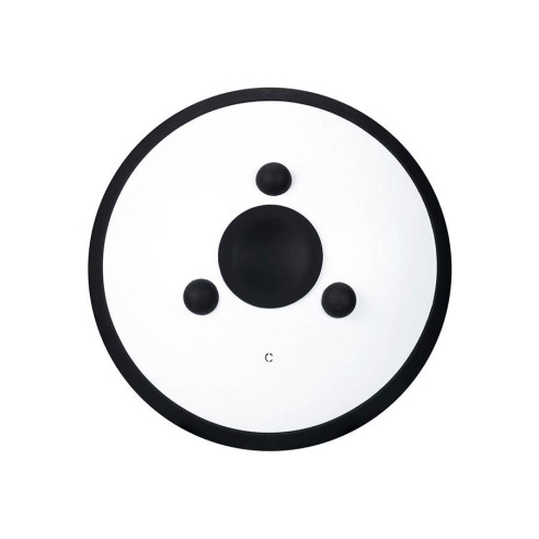 Sela 372 Tongue Drum 10" 8 tongues, C Major, White