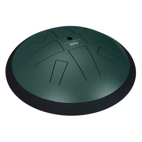 Sela 373 Tongue Drum 10" 8 tongues, C Golden Gate, Dark Green