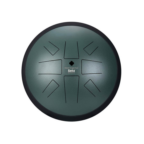 Sela 373 Tongue Drum 10" 8 tongues, C Golden Gate, Dark Green
