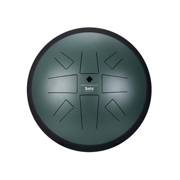 Sela 373 Tongue Drum 10" 8 tongues, C Golden Gate, Dark Green Sela 373 Tongue Drum 10" 8 tongues, C Golden Gate, Dark Green