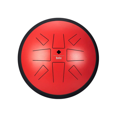Sela 374 Tongue Drum 10" 8 tongues, C Pygmy, Red