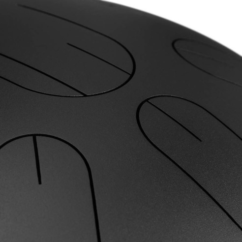 Sela 380 Tongue Drum 14" 9 tongues, D Kurd, Black
