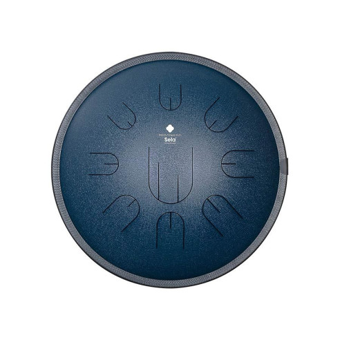 Sela 381 Tongue Drum 14" 9 tongues, D Amara, Navy Blue