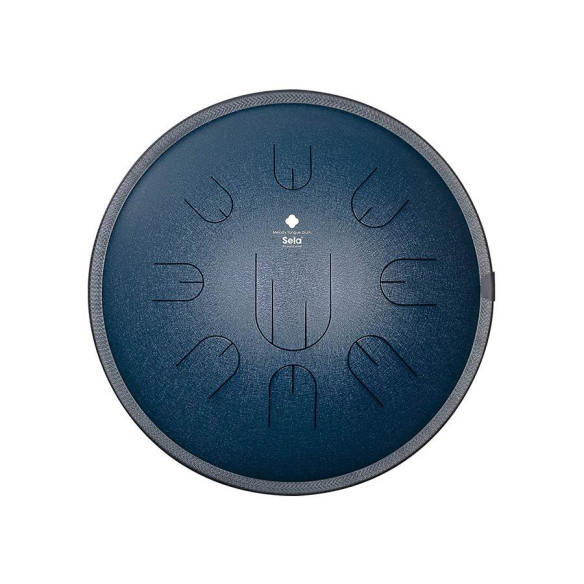 Sela 381 Tongue Drum 14" 9 tongues, D Amara, Navy Blue Sela 381 Tongue Drum 14" 9 tongues, D Amara, Navy Blue