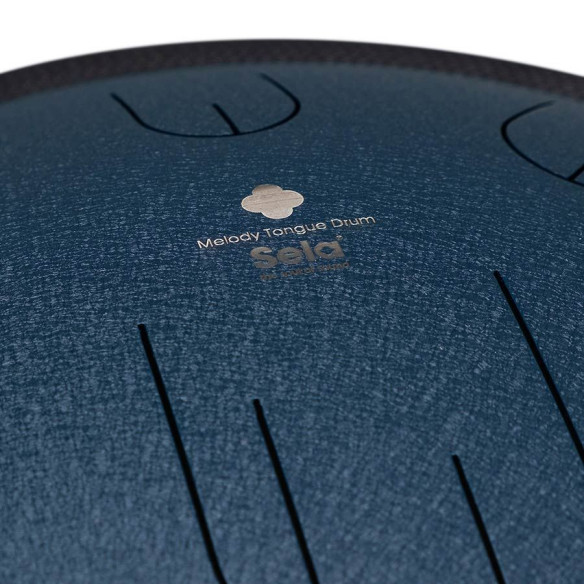 Sela 381 Tongue Drum 14" 9 tongues, D Amara, Navy Blue Sela 381 Tongue Drum 14" 9 tongues, D Amara, Navy Blue