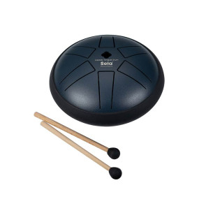 Sela 350 Tongue Drum 5.5" 6 tongues, A Mayor Pentatonic  Navy Bluenic,