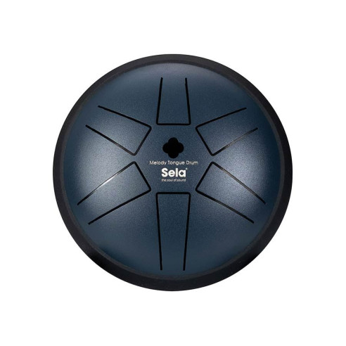 Sela 350 Tongue Drum 5.5" 6 tongues, A Mayor Pentatonic  Navy Bluenic,
