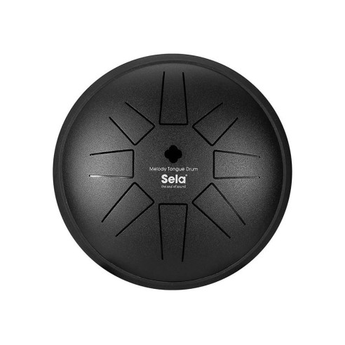 Sela 360 Tongue Drum 6" 8 tongues, C mayor, black