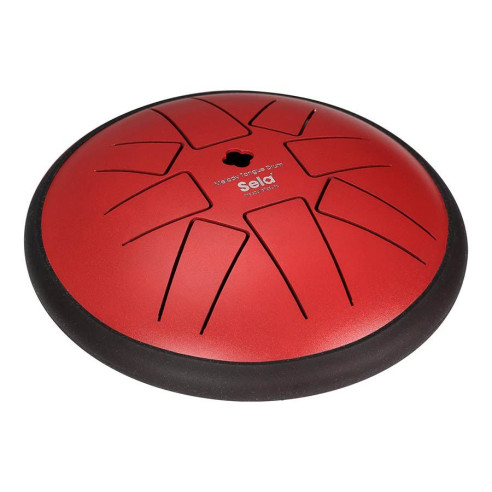 Sela 362 Tongue Drum 6" 8 tongues, F menor  Red