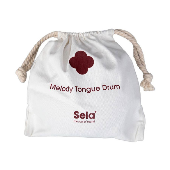 Sela 362 Tongue Drum 6" 8 tongues, F menor  Red Sela 362 Tongue Drum 6" 8 tongues, F menor  Red