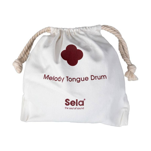 Sela 351 Tongue Drum 5.5" 6 tongues, B Mayor Pentatonic White