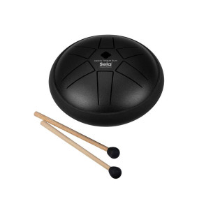 Sela 352 Tongue Drum 5.5" 6 tongues, C Mayor pentatonic Black