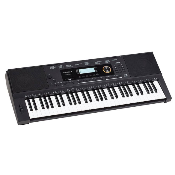 MEDELI M361 Teclado domestico 61 teclas con sensibilidad, 653 sonidos,240 estilos, MEDELI M361 Teclado domestico 61 teclas con sensibilidad, 653 sonidos,240 estilos,