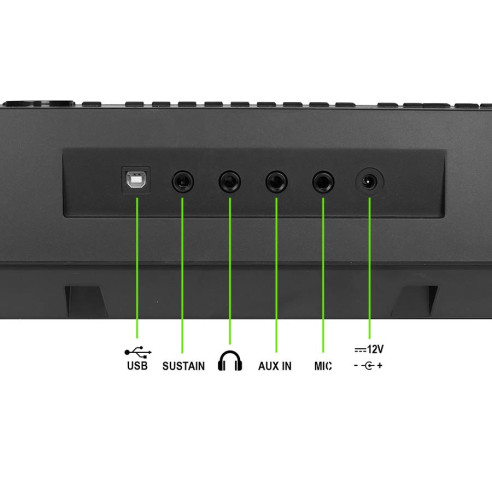 Medeli M331 Teclado Dómestico 61 Teclas