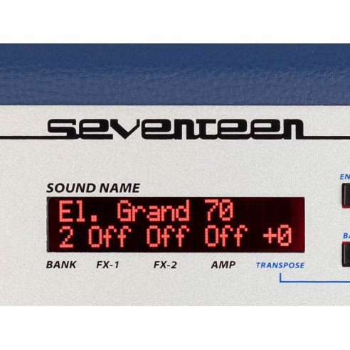 Crumar SEVENTEEN 73 model virtual Piano de escenario