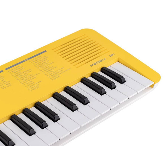 Medeli MK1/YE Teclado 37 teclas Tamaño Mini