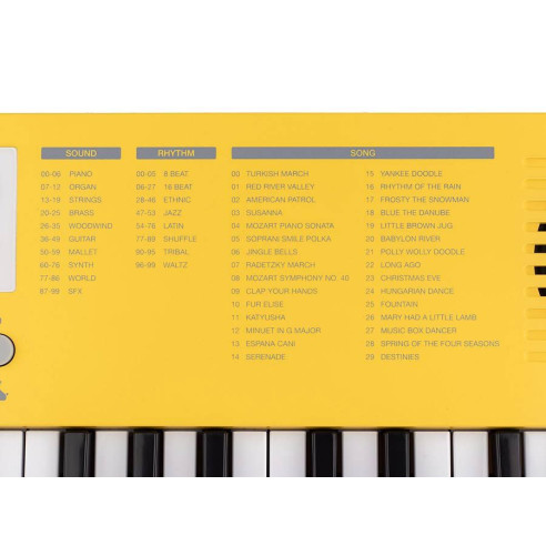 Medeli MK1/YE Teclado 37 teclas Tamaño Mini