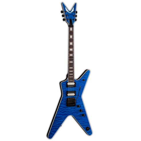 DEAN ML Select 24 Kahler Quilt Top Trans Blue Guitarra Eléctrica