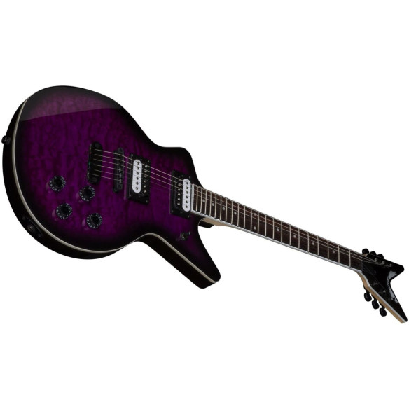 DEAN Cadillac X Quilt Maple Trans Purple Burst DEAN Cadillac X Quilt Maple Trans Purple Burst