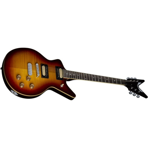 DEAN CADI 1980 Flame Maple Trans Cherry Sunburst Guitarra Eléctrica