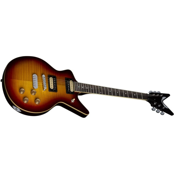DEAN CADI 1980 Flame Maple Trans Cherry Sunburst Guitarra Eléctrica