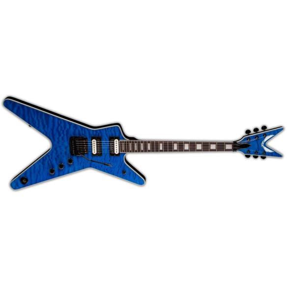 DEAN ML Select 24 Kahler Quilt Top Trans Blue Guitarra Eléctrica DEAN ML Select 24 Kahler Quilt Top Trans Blue Guitarra Eléctrica