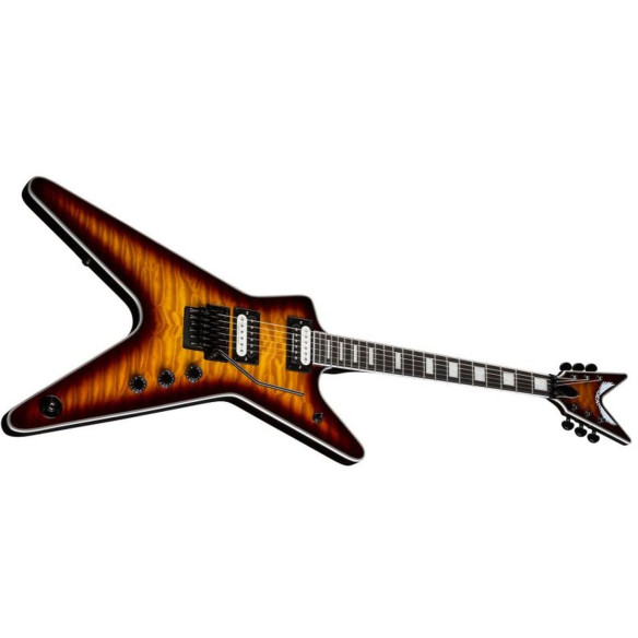 DEAN ML Select Floyd Quilt Top Trans Brazilia Guitarra Eléctrica