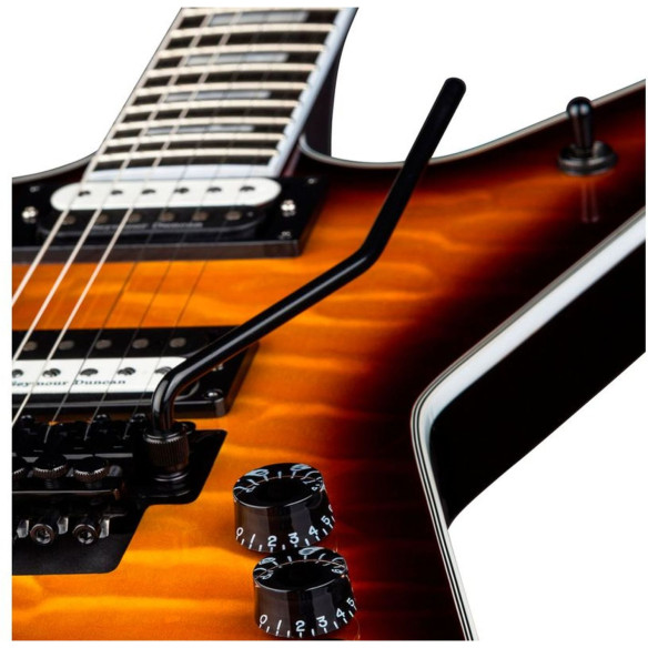 DEAN ML Select Floyd Quilt Top Trans Brazilia Guitarra Eléctrica