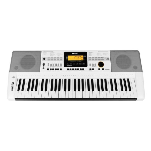 Medeli A300W Teclado Domestico 61 teclas Blanco