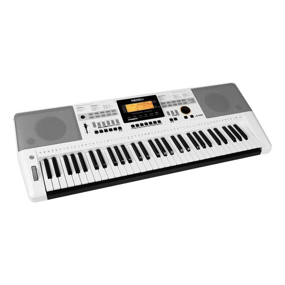 Medeli A300W Teclado Domestico 61 teclas Blanco
