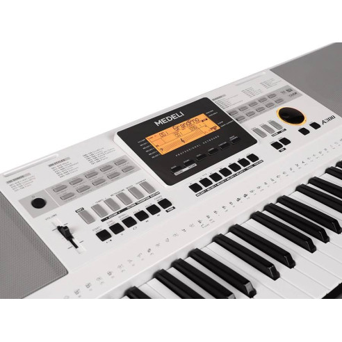 Medeli A300W Teclado Domestico 61 teclas Blanco