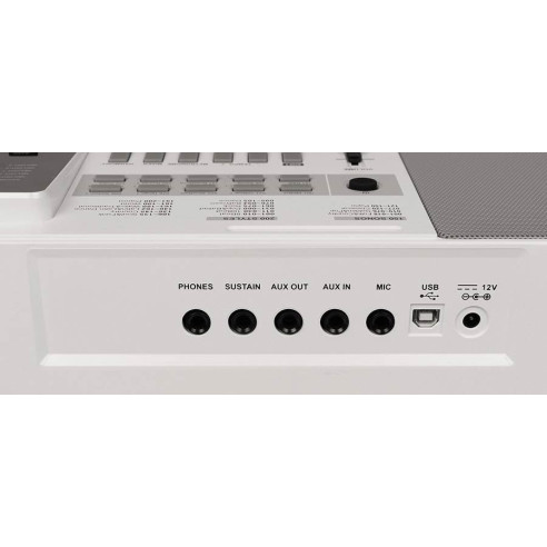 Medeli A300W Teclado Domestico 61 teclas Blanco