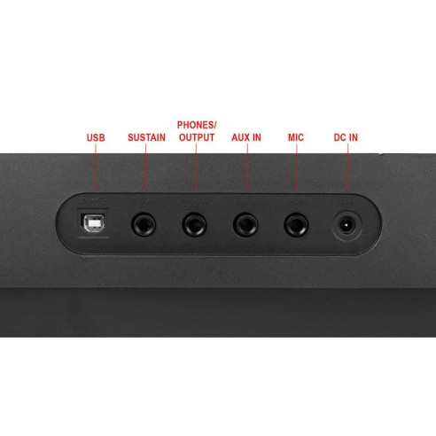 Medeli IK100 Teclado Iluminado 61 teclas con Sensibilidad