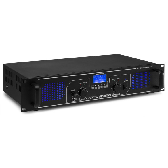 Fenton FPL1500 Amplificador Digital LED azules  EQ