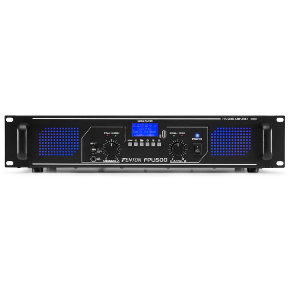 Fenton FPL1500 Amplificador Digital LED azules  EQ