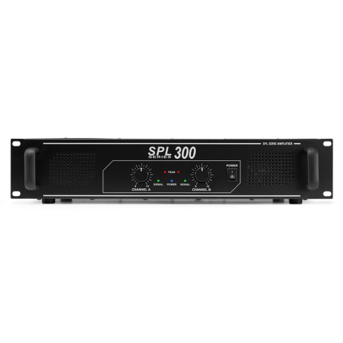 Skytec SPL 300 Amplificador 2x 150W Negro