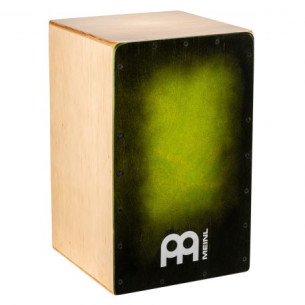 Meinl SC100GRB Cajón Flameco Snarecraft Abedul Tapa Green Burst