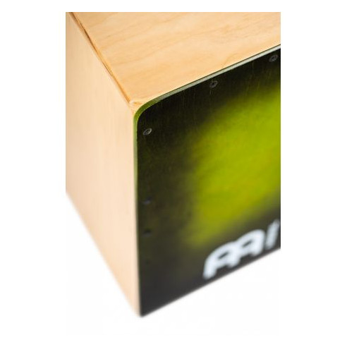 Meinl SC100GRB Cajón Flameco Snarecraft Abedul Tapa Green Burst