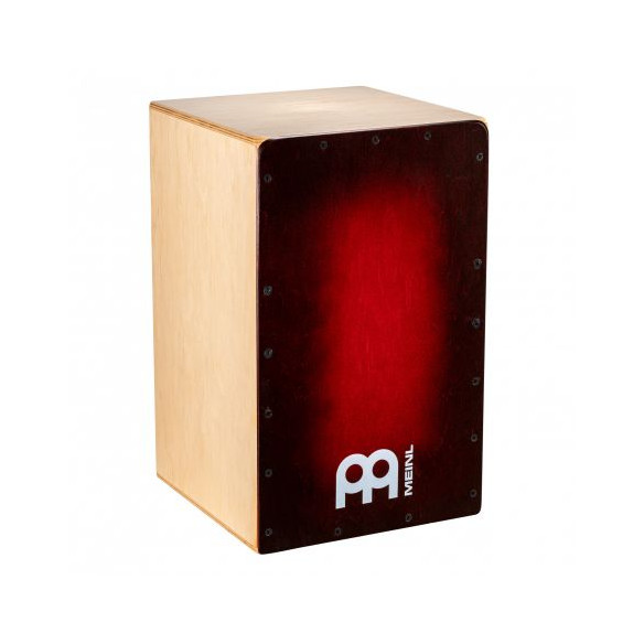 Meinl SC100BLB Cajón Flameco Snarecraft Abedul Tapa Red Burst