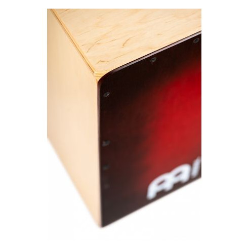 Meinl SC100BLB Cajón Flameco Snarecraft Abedul Tapa Red Burst