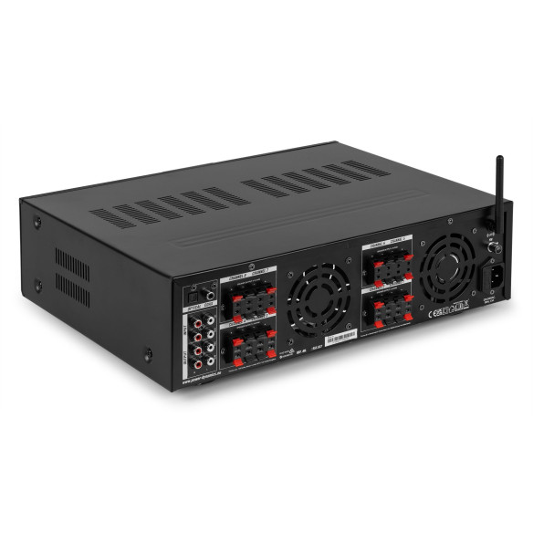 Power Dynamics PV280BT Amplificador de audio de 8 zonas 800W
