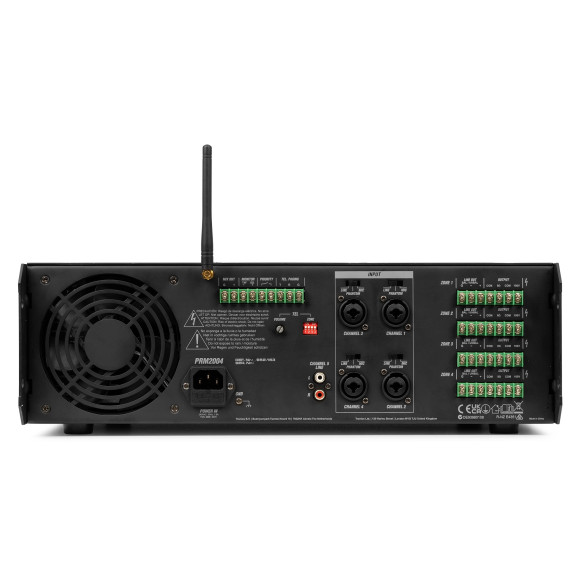 Power Dynamics PAM2004 Amplificador matricial de 4 zonas 4x 200W