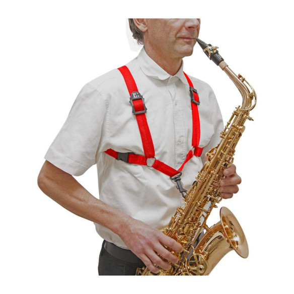 BG Cordón Saxo Arnés Hombre Rojo S409SH BG Cordón Saxo Arnés Hombre Rojo S409SH